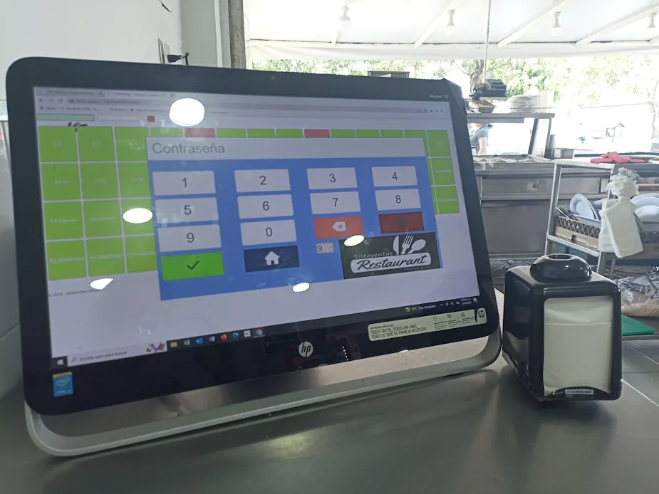 Nuestro sistema comandero funcionando